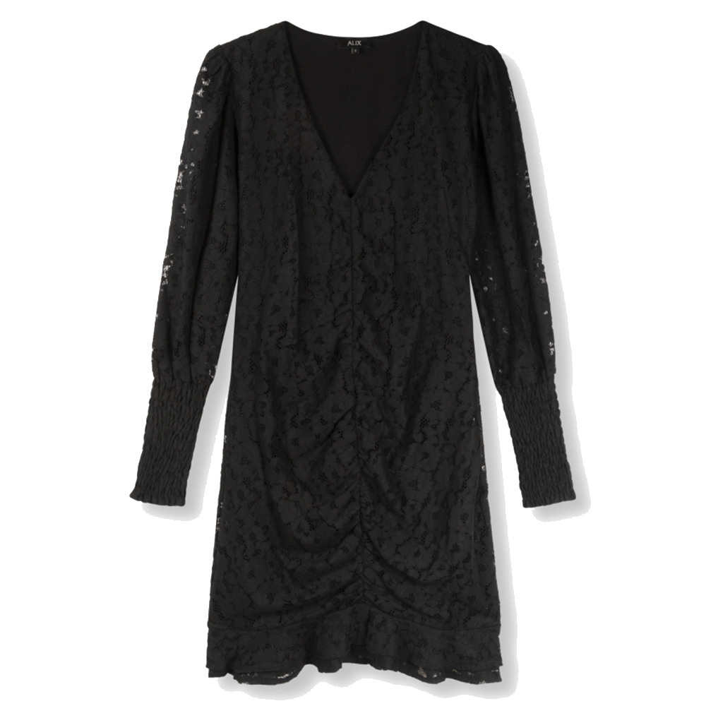 Ladies Knitted Stretch Lace Dress - Alix The Label