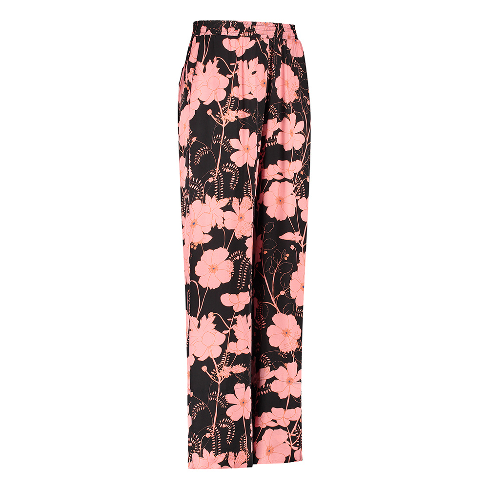 Mila Satin Flower Trousers - Studio Anneloes