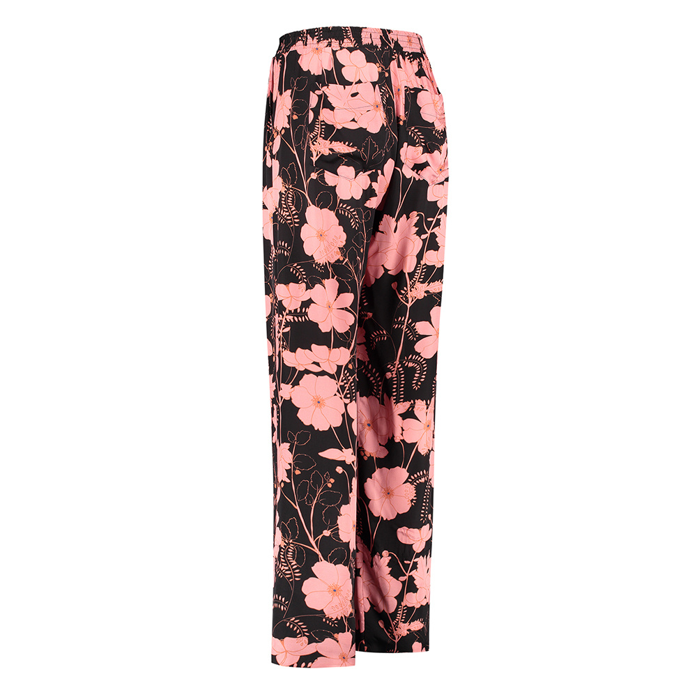 Mila Satin Flower Trousers - Studio Anneloes
