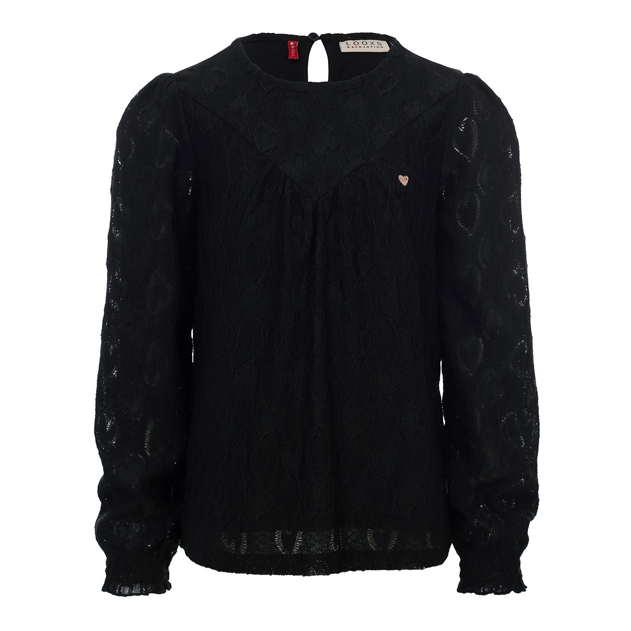 Little Collar Lace Top 7179 - LOOXS Little