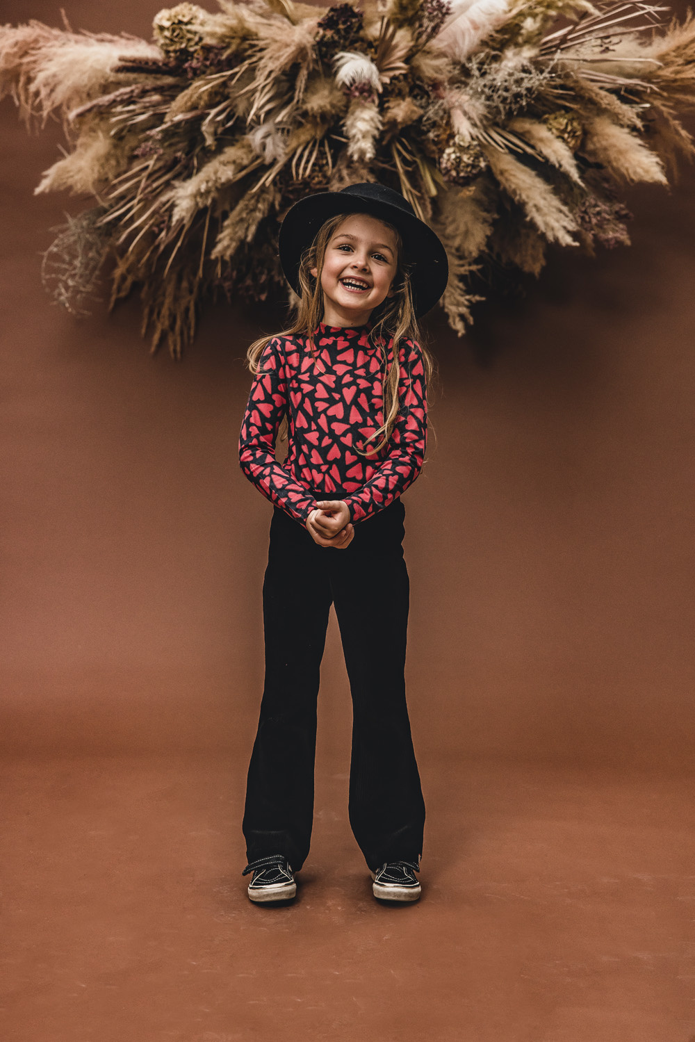 Little Rib Velours Pants 7680 - LOOXS Little - Alternatieve afbeelding