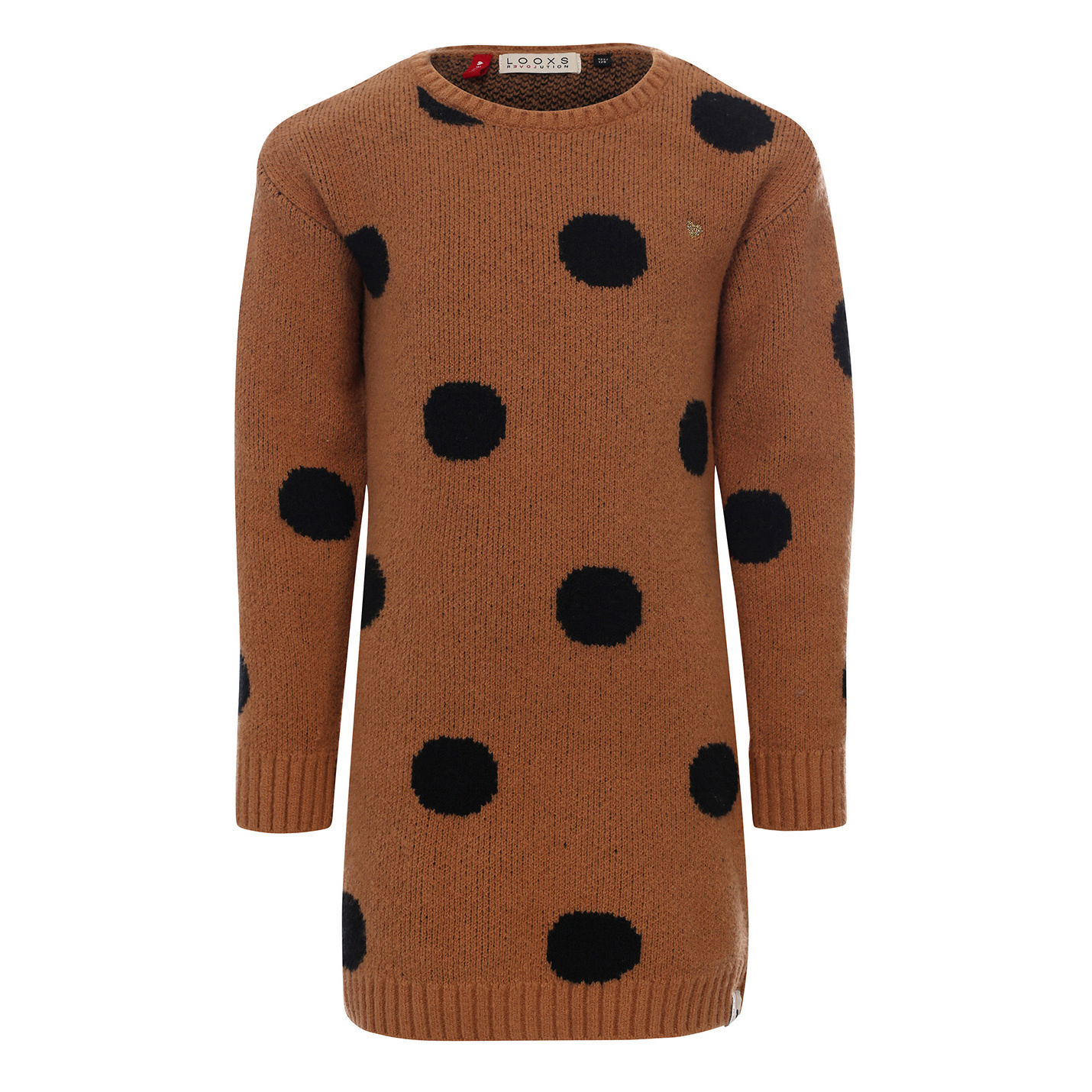 Little Knitted Dot Dress 7874 - LOOXS Little