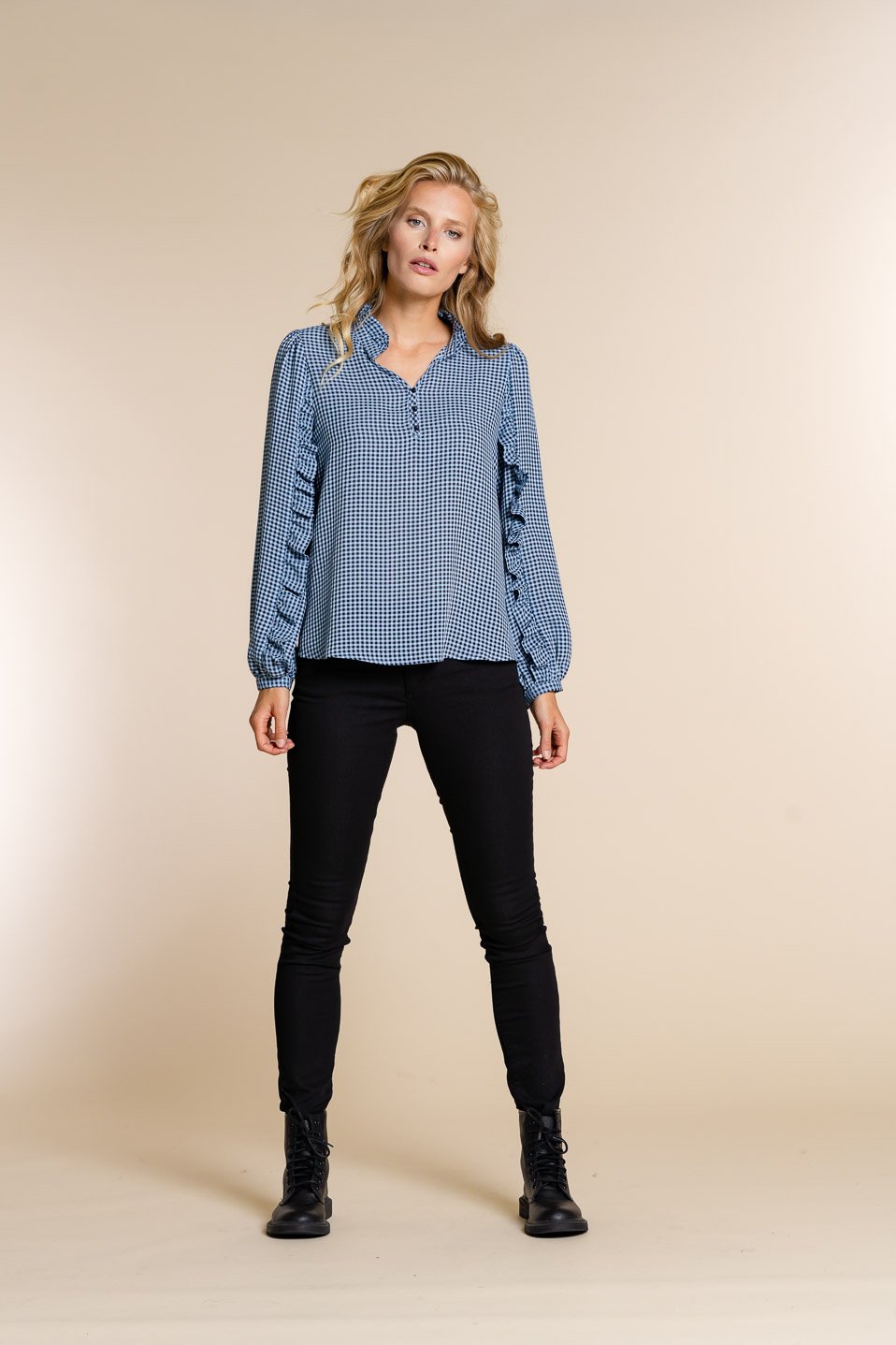 Top Check 13835-14 - Geisha