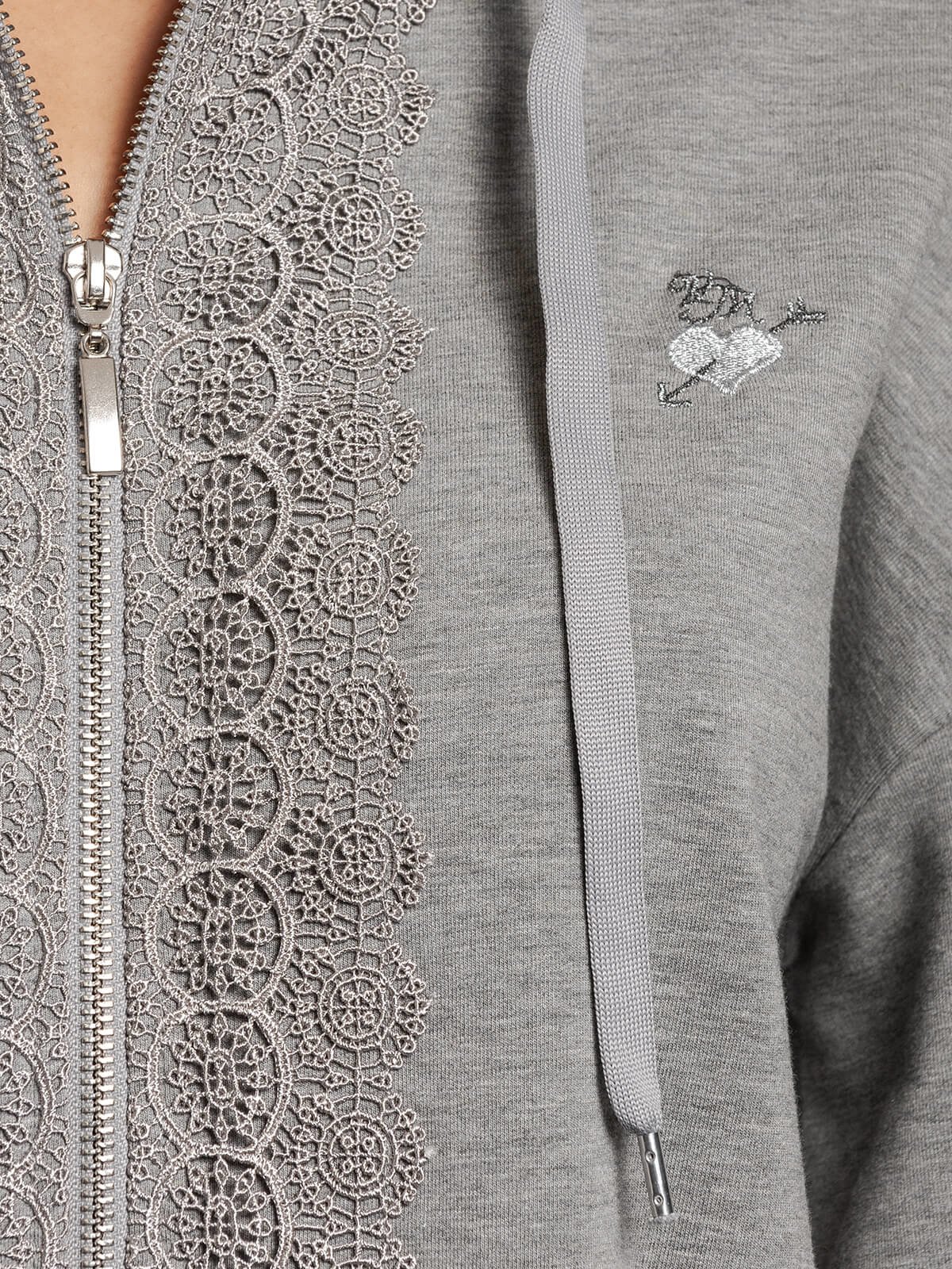 Cosy Grey Sweatblouson - Vive Maria