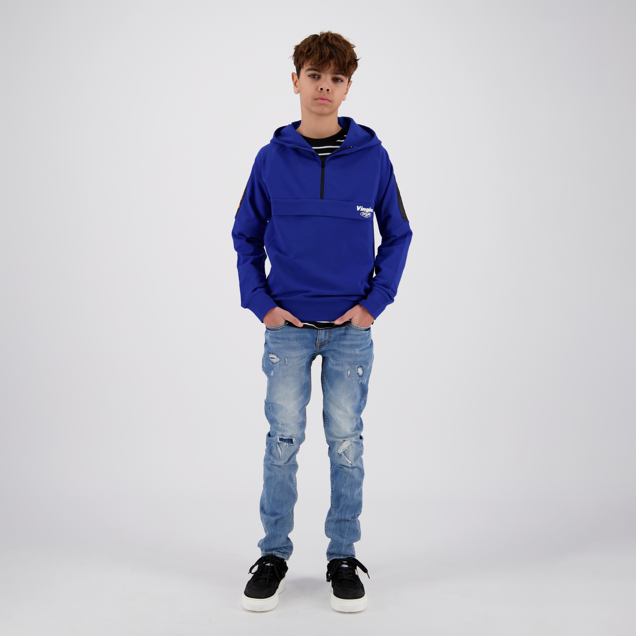 Nitilo Boys Hooded Sweat Kobalt - Vingino