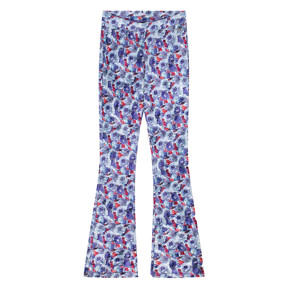 Velvet Flower Flared Pants - NIK&NIK