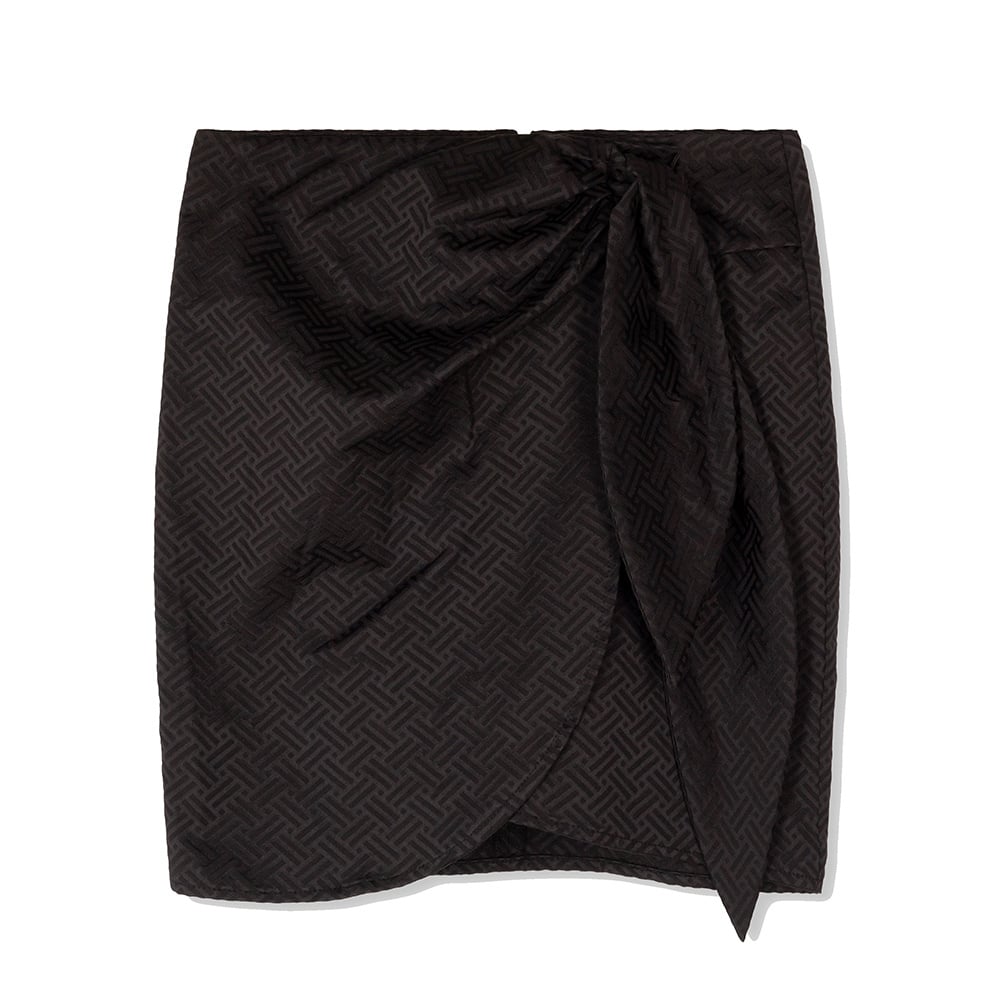 Ladies Woven Jacquard Mini Skirt - Alix The Label