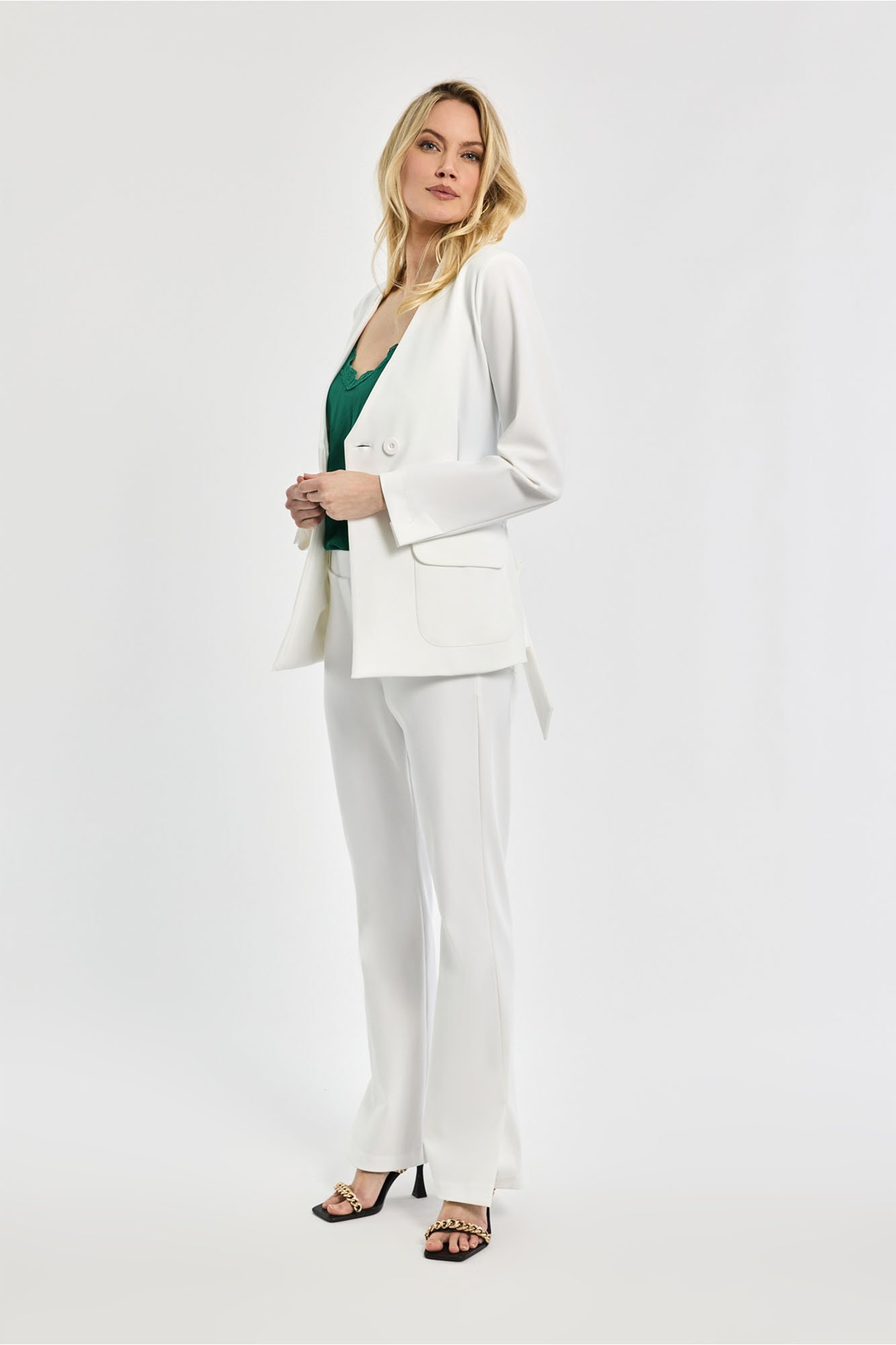 Maan Bonded Flair Trousers - Studio Anneloes