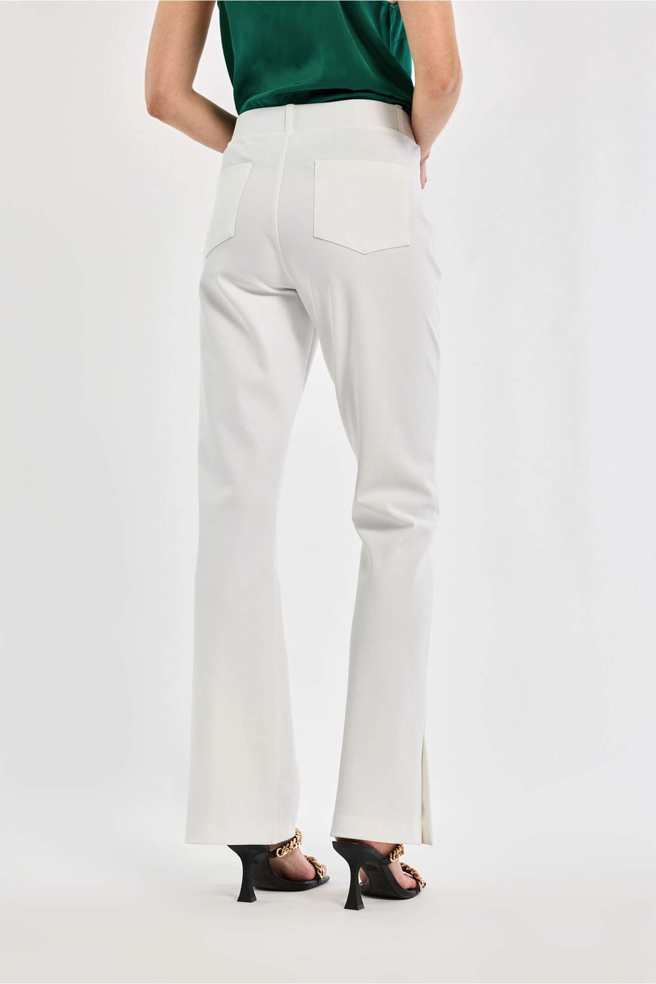 Maan Bonded Flair Trousers - Studio Anneloes