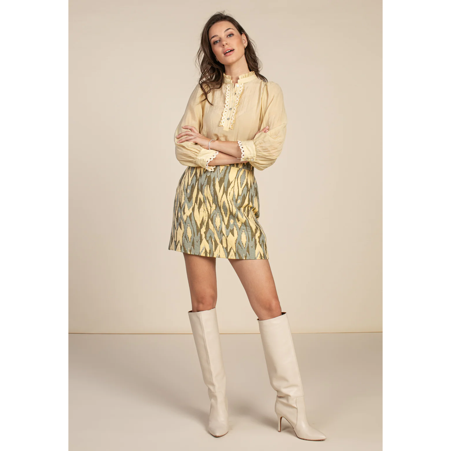 Nasma Ikat Pes Skirt - Aaiko - Alternatieve afbeelding