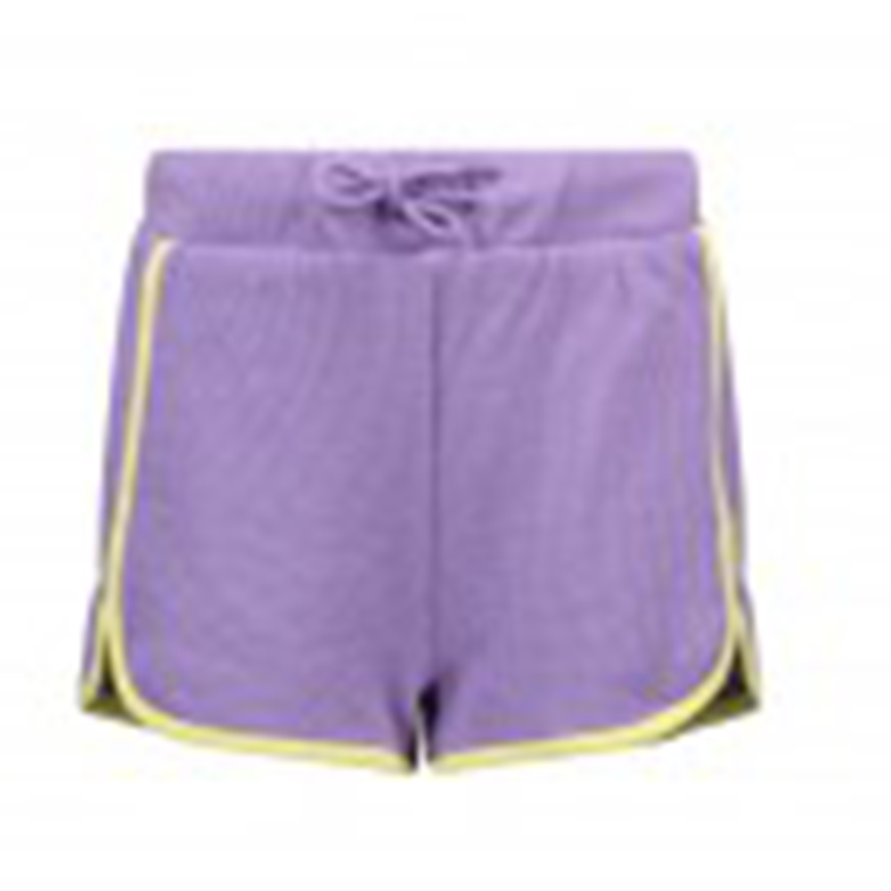 Girls small waffle shorty w/ contrast binding - B.Nosy