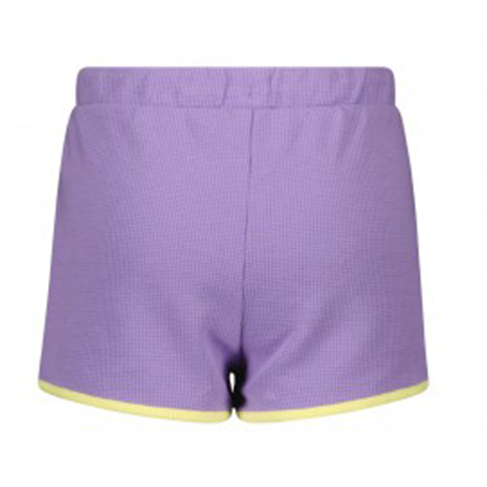 Girls small waffle shorty w/ contrast binding - B.Nosy