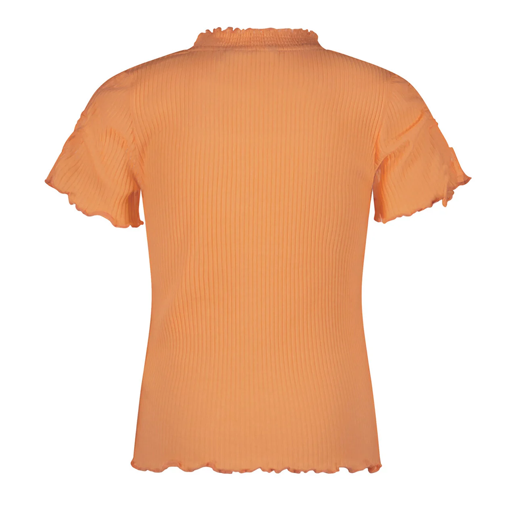 Kaby rib jersey tshirt half sleeve with string detail at sleeve - NoNo - Alternatieve afbeelding