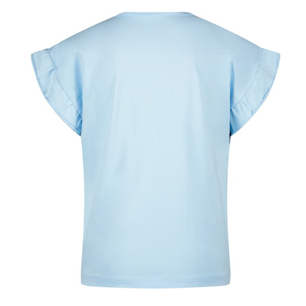 Kanou tshirt short ruffled sleeve with Follow print - NoNo