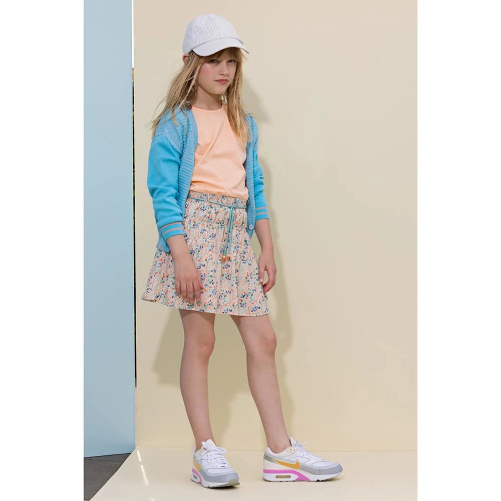 Manyu combi dress jersey s/sl top+woven skirt - NoNo - Alternatieve afbeelding