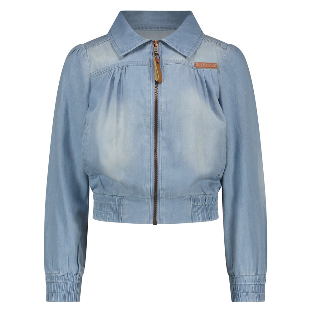 Donna light weight denim zip up jacket - NoNo