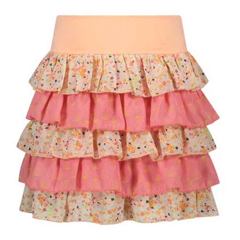 Nuno multi layered short skirt with jersey waistband - NoNo