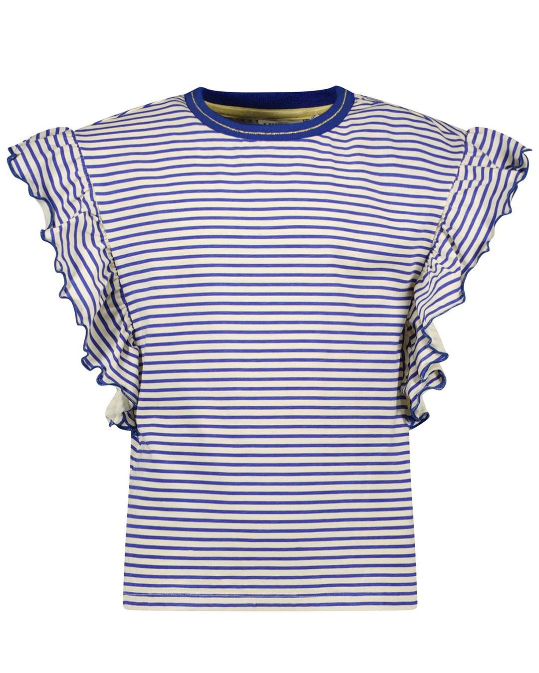 Flo girls stripe jersey ruffle tee - Like Flo
