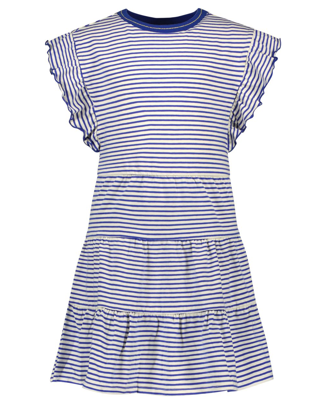 Flo girls stripe jersey ruffle dress - Like Flo