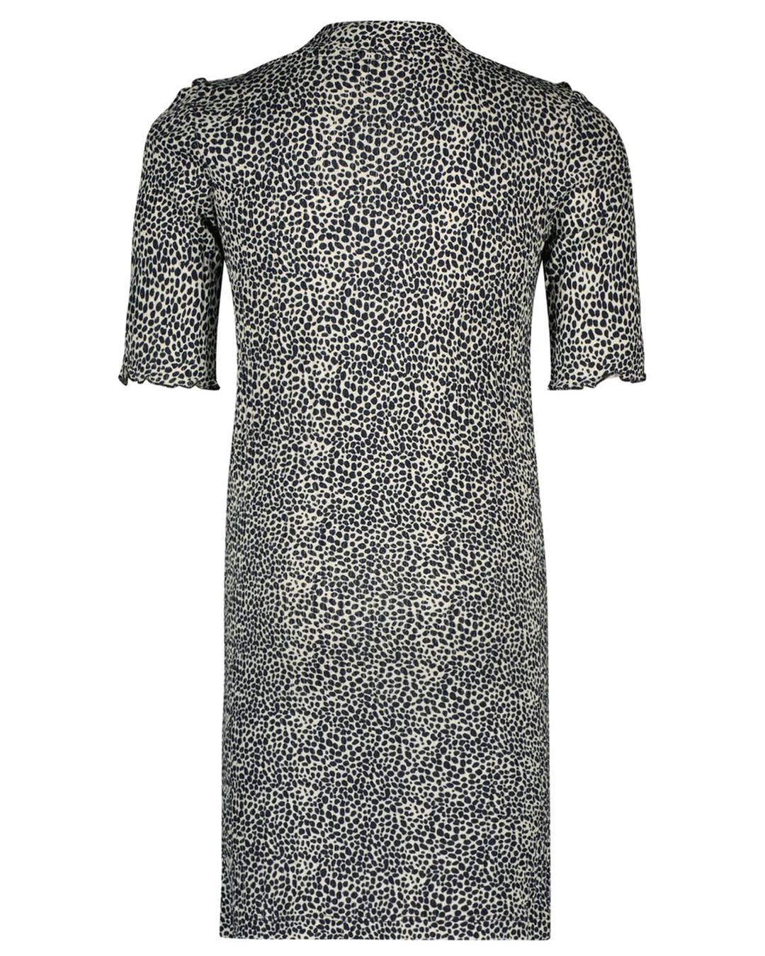 Flo girls fancy rib AOP ruffle dress - Like Flo