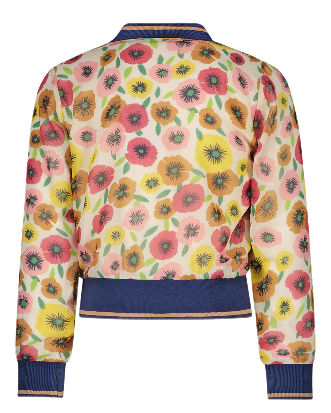 Flo girls chiffon flower baseball jacket - Like Flo