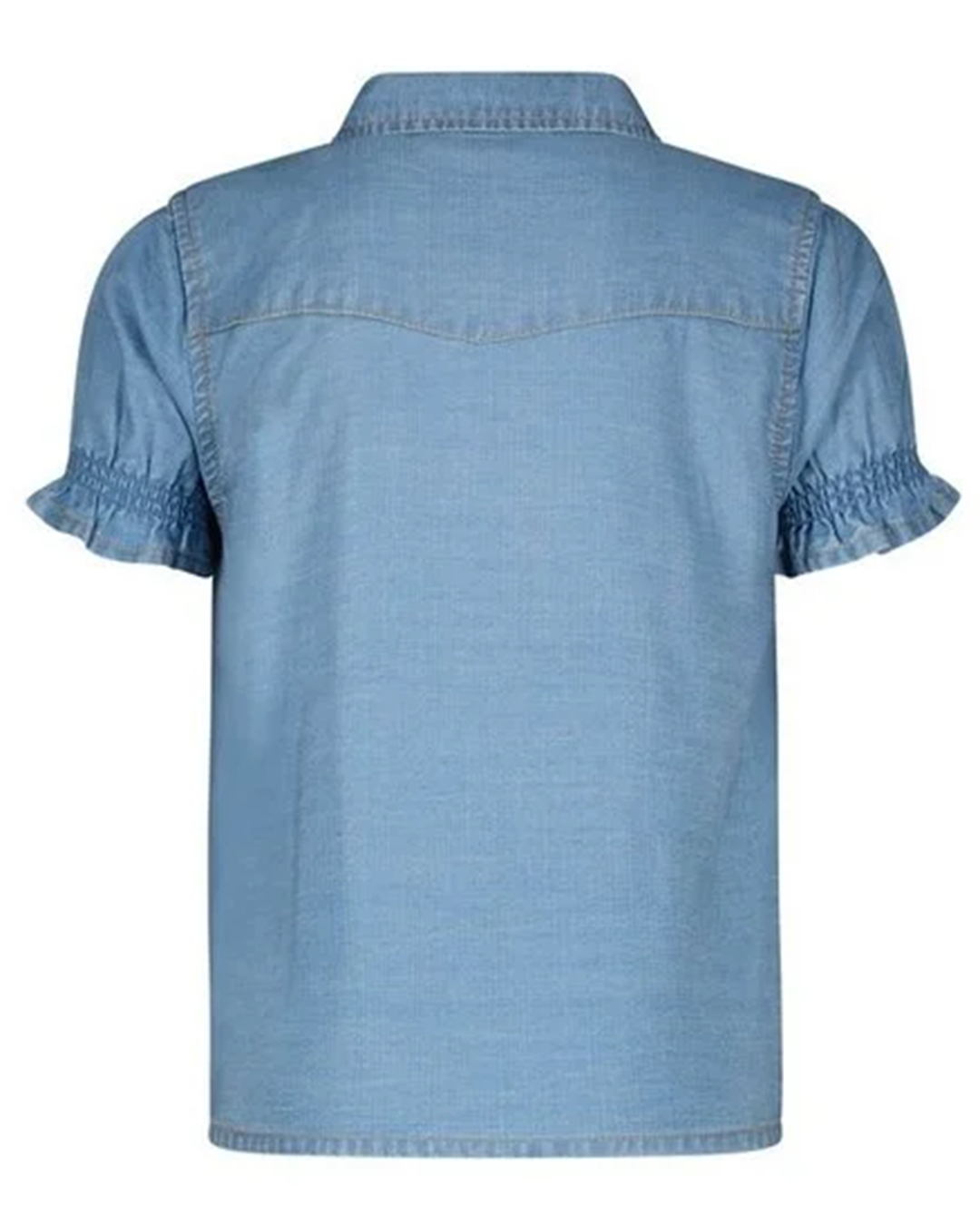 Flo girls tencell denim knotted blouse - Like Flo