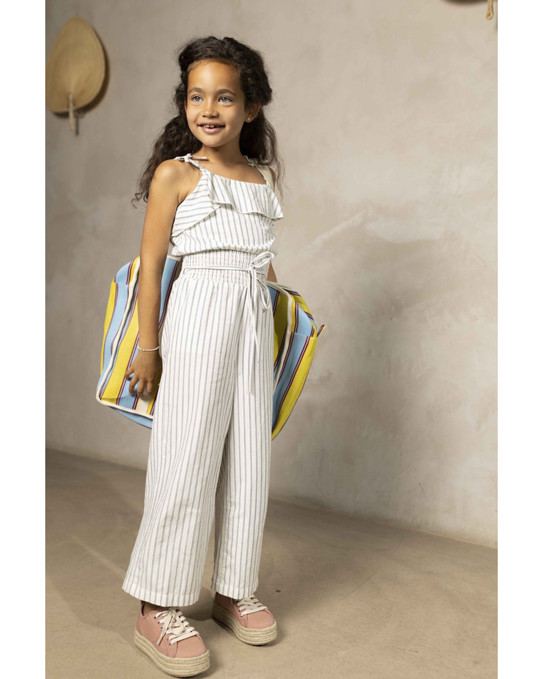 Flo girls YD linnen jumpsuit - Like Flo - Alternatieve afbeelding
