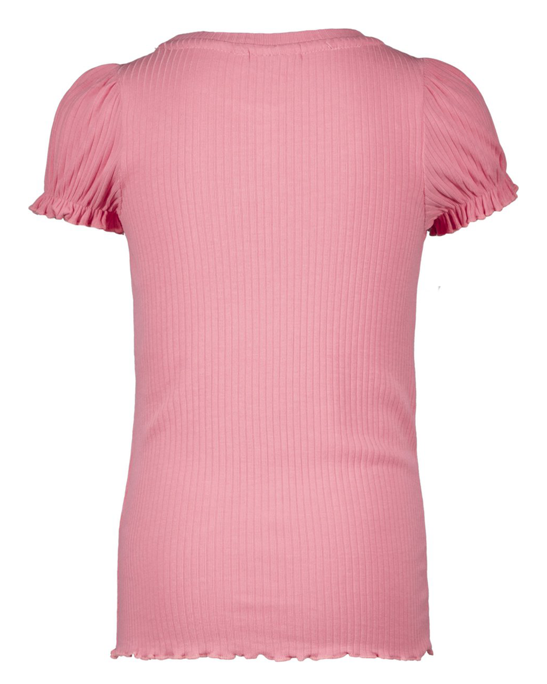 Flo girls solid rib ss tee with button closure - Like Flo - Alternatieve afbeelding