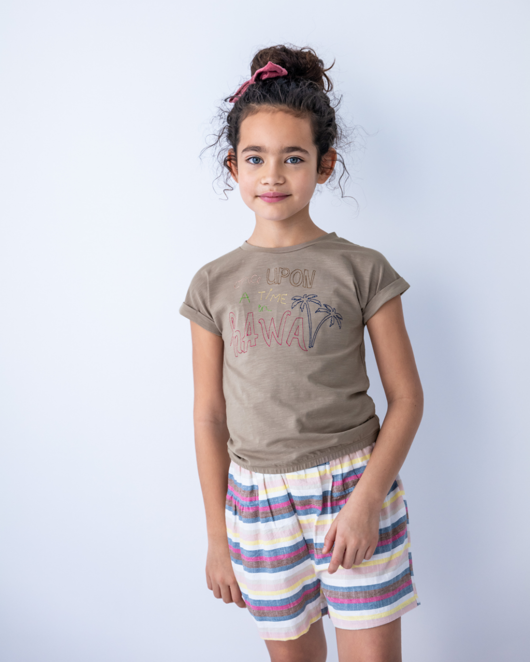 Flo girls slub jersey tee elastic hem - Like Flo - Alternatieve afbeelding