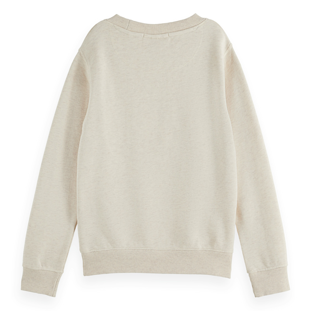 Regular-fit crewneck with chest artwork - Scotch & Soda Kids