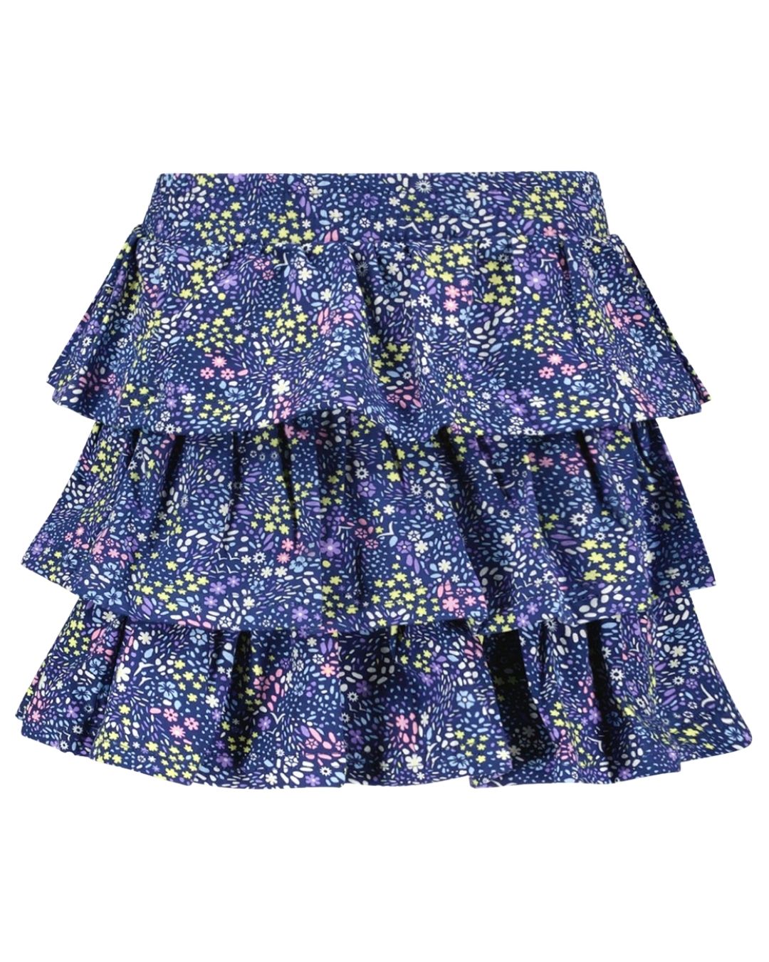 Girls leopard aop 3-layer skirt - B.Nosy