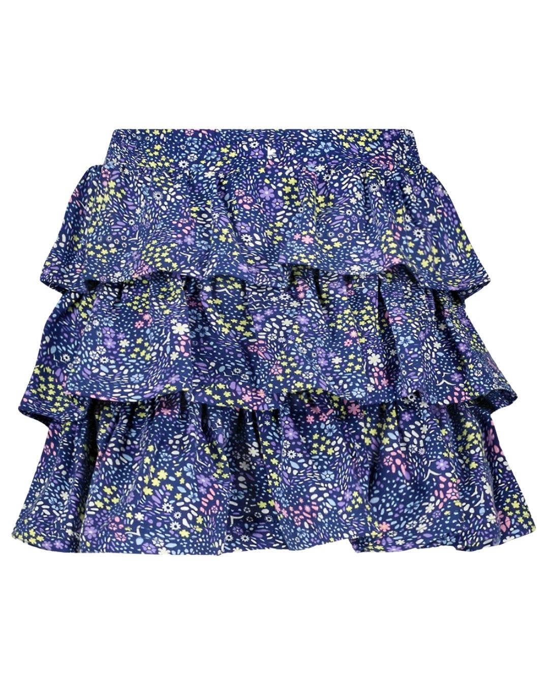 Girls leopard aop 3-layer skirt - B.Nosy