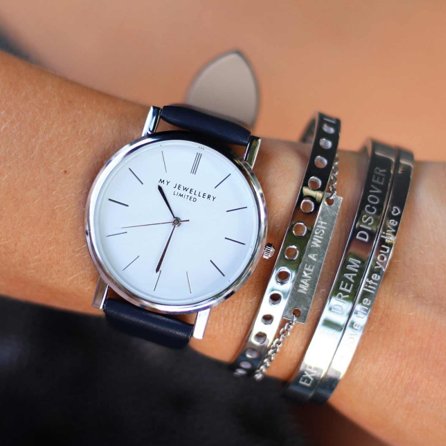 My Jewellery Minimalistisch Horloge Zilver