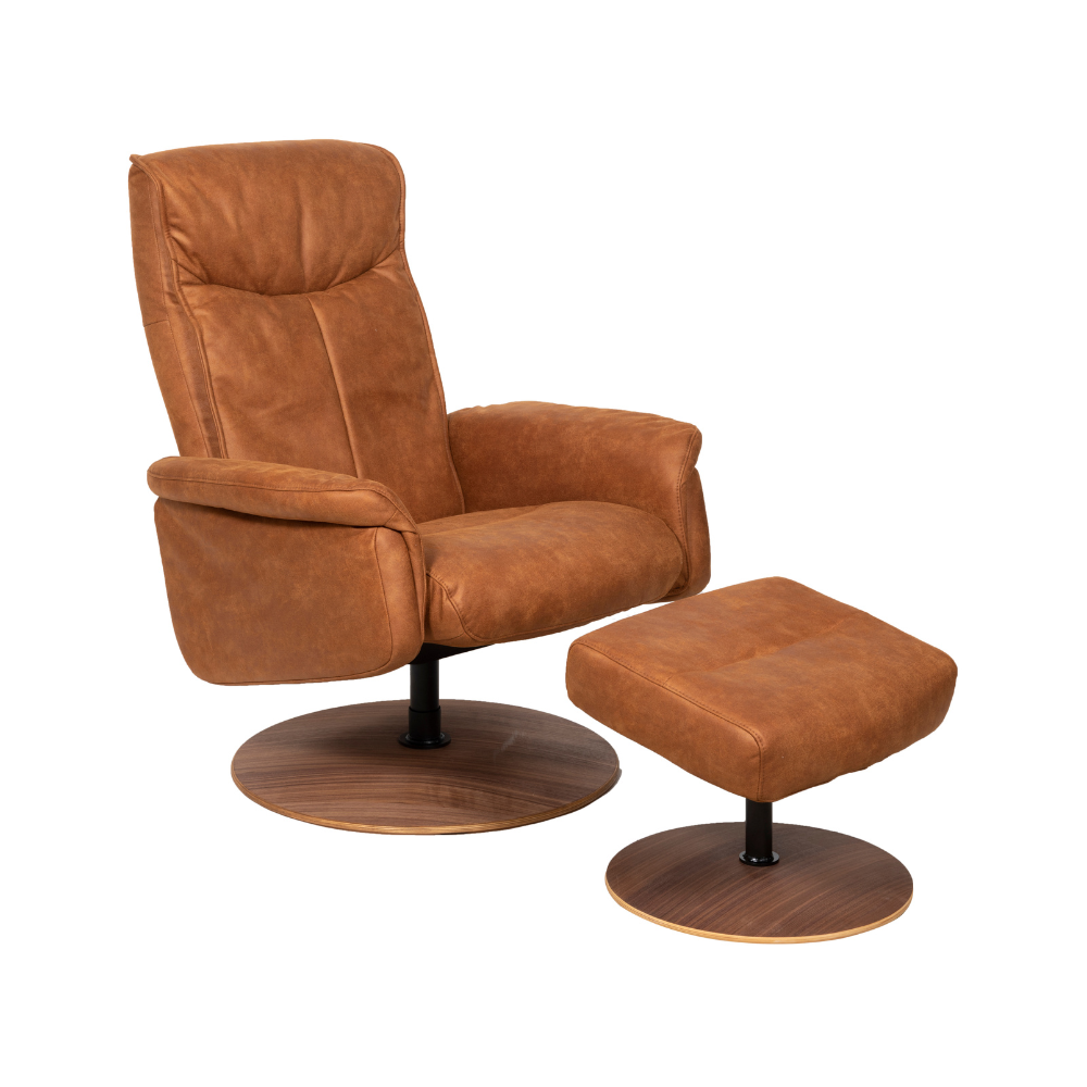 Relax Fauteuil Bull Cognac JohnBardale Relax Fauteuil Bull Cognac JohnBardale